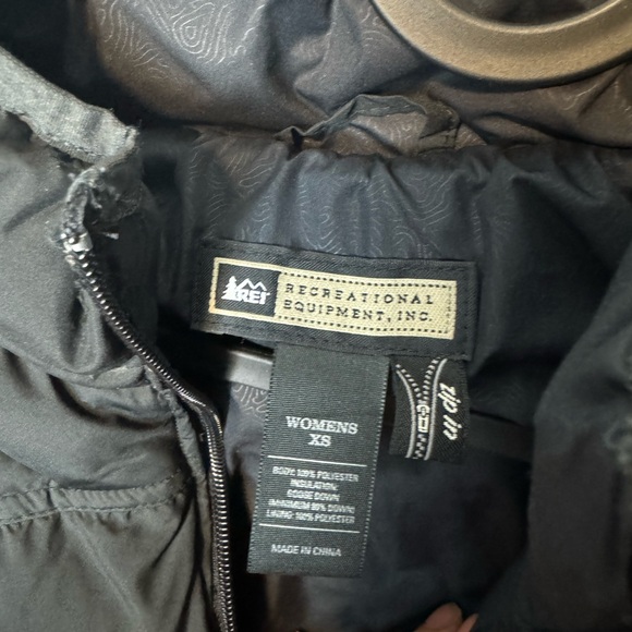 REI Puffer Jacket Womens XS Goose Down Zip In Filled Winter Coat Ski Snow - Picture 8 of 9